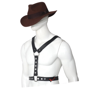 Cabeza de Caballo de Cuero Vacuno Genuino con Costuras Reforzadas para Juego de Roles - Product Image 4