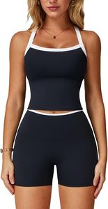 Ensemble de yoga décontracté pour femmes grandes tailles, 2 pièces, écologique, séchage rapide, respirant, vêtements de fitness - Product Image 2