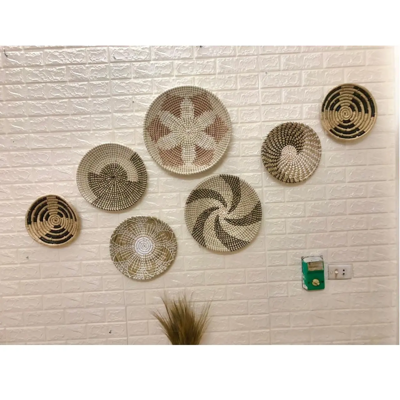 Нетоксичные украшения для стен из морских водорослей, домашние декорации ручной работы, вьетнамский поставщик, оптовая продажа, настенные подвески из морских водорослей