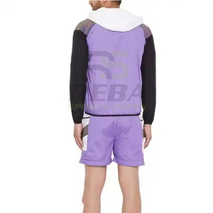 Conjunto deportivo cortavientos para hombre, ligero, para actividades al aire libre, para gimnasio, correr, entrenar, chaqueta cortavientos y pantalones. - Product Image 3