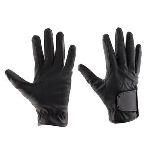 Guantes de cuero personalizados para montar a caballo para hombres, transpirables y ajustables para una cómoda experiencia de equitación. - Product Image 1