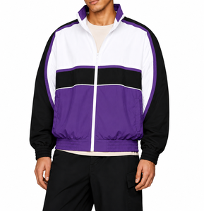 OEM Custom <b>Men's</b> Nylon Windbreaker Tracksuit <b>Jacket</b> and Pants Set Streetwear Sportswear Water Resistant - Product Image 3