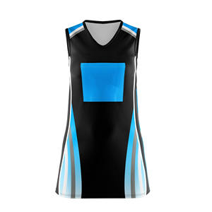 Uniforme de Netball Personalizado Unisex con Cuello en V, Jersey sin Mangas para Invierno, 100% Poliéster, Absorbente de Humedad, Tallas Grandes - Product Image 6