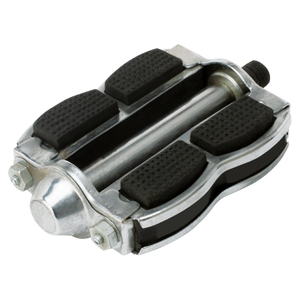 Pedal de Bicicleta Roadster para Bicicletas de 22 y 24 Pulgadas, Cuerpo de Acero Negro con Revestimiento de Goma BCP y Rodamientos de Bolas, Repuestos Duraderos para Bicicleta - Product Image 5