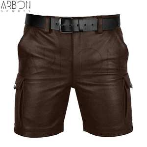 Shorts en cuir PU, nouvelle collection, conception et tailles personnalisées, fournisseur en gros, service OEM ODM avec impression de votre propre logo, excellent fournisseur. - Product Image 2