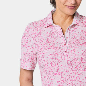 Nueva Llegada, Camiseta Polo Sublimada para Mujer a Bajo Precio, Servicios OEM, Diseño de Logotipo Personalizado Multicolor, Últimos Modelos de Camisetas Polo para Mujer - Product Image 5