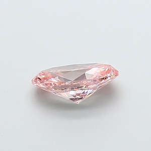 Diamant rose fantaisie ovale de 2,5 carats, clarté VS1, polissage excellent, pierre naturelle non montée LDDK351, qualité d'investissement, pierre précieuse rose - Product Image 3