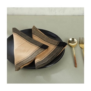 Serviettes de cuisine en coton brodées numériquement, tissu teint en fil, 46x70cm, logo personnalisé, pour acheteurs en gros - Product Image 1