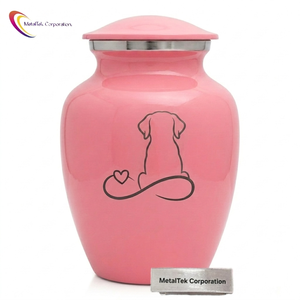 Hot Sale <b>Pet</b> Urns Customized Colours Personalized Design Cremation Urn <b>For</b> <b>Pet</b> Dog Animal Ashes High Quality Metal Funeral Jars - Product Image 3