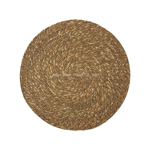 Best Selling Seagrass Braided Placemat Natural Woven <b>Table</b> <b>Mat</b> for Restaurant Dining OEM Export Supplier - Product Image 1