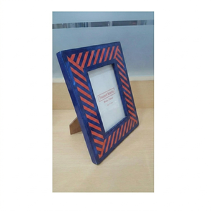 Wholesale Luxury Photo <b>Frame</b> Artisanal Resin Inlay Picture Display for Interior Decoration - Product Image 3
