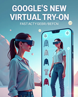 Encuentre el estilo y la talla perfectas sin esfuerzo con las soluciones inteligentes de prueba virtual con IA.