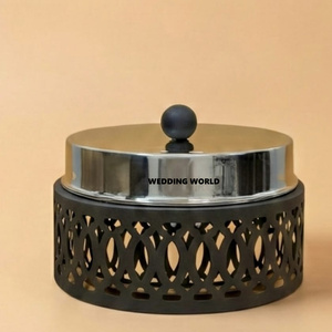 Wedding And Event <b>Table</b> Decorative Metal Hotpot Customized Finished Latest New Trending Collection Metal Food Warmer - Product Image 2