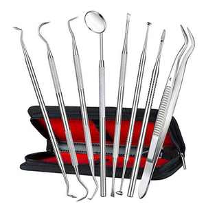 Kit d'instruments dentaires manuels réutilisables OEM de base, ensemble d'examen buccal, grattoir ergonomique pour le nettoyage des dents par Dentavex - Product Image 5