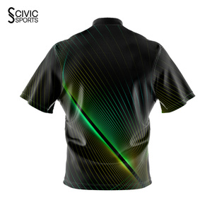 <b>Bowling</b> Jersey Uniform Names Custom Team Numbers Digital Sublimation Printing 100% Polyester - Product Image 6