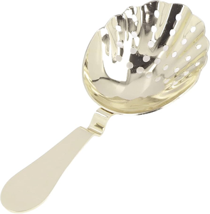 Cuchara Coladora de Acero Inoxidable de Alta Calidad con Acabado Brillante Plateado, Ecológica, Pulido Espejo, Resistente, Tamaño Personalizado, Logotipo Disponible - Product Image 2