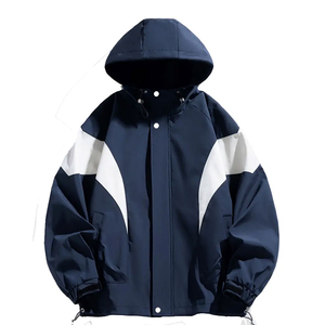 Veste coupe-vent personnalisée pour homme, vente en gros, veste de sport décontractée, veste légère résistante au vent, vêtements pour homme - Product Image 4