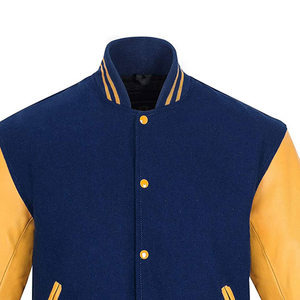 New Fashion Design High Quality <b>Men</b> Varsity <b>Jacket</b> Leather <b>Long</b> Sleeves Custom Made Design <b>Men</b> Varsity <b>Jackets</b> - Product Image 1