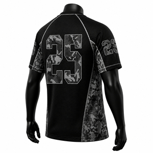 เสื้อกีฬาแบบตาข่ายสั่งทำได้สำหรับทุกเพศ ระบายอากาศได้ดี แห้งเร็ว ยืดได้สี่ทิศทาง เป็นมิตรกับสิ่งแวดล้อม เสื้อยืดออกกำลังกายแบบสั้น รับผลิตแบบ OEM ODM - Product Image 4