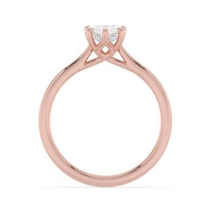 Bague de fiançailles luxueuse en or rose 10K avec diamant de laboratoire taille marquise 2.00 CTW - Product Image 2