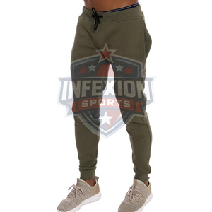 Men's Gray Sweatpants Elastic Waist Drawstring Casual Joggers With Side Pockets Breathable Knitted Cotton Pants Autumn Wear - Product Image 5