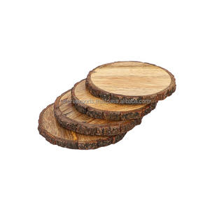 Sous-verres en bois d'excellente qualité décoration de la maison pour la cuisine et la table mangue d'acacia faite à la main - Product Image 4