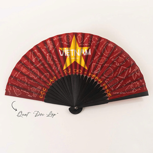 Handmade Bamboo Fan Natural Cooling Summer Accessory - Product Image 4