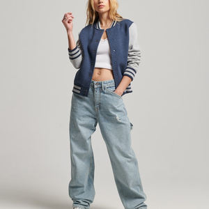 Chaqueta Varsity Corta para Mujer, Diseño de Moda, Nuevo Estilo 2026, Precio Razonable, Servicio OEM - Product Image 4