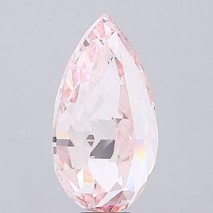 Diamant de culture en forme de poire, rose vif, certifié IGI, clarté VS2, polissage excellent, CVD, pierre non montée pour joaillerie fine - Product Image 4
