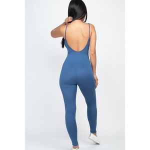 Tuta Aderente Calda con Schiena Aperta Serie Sportiva di Body e Tute - Product Image 2