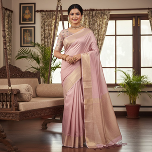 ผ้าไหมทอมือคุณภาพดีที่สุด พร้อมเสื้อปักลายหนักและมินาคาริ |   คอลเลกชันชุดงานเลี้ยงและชุดเทศกาลมาใหม่ - Product Image 1