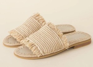 SN HANDICRAFTS Sandalias de Rafia Natural para Mujer, Hechas a Mano, Ligeras, Antideslizantes y Transpirables, para Exteriores - Product Image 1