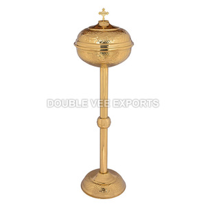 Support pour bol à pain saint en laiton avec insert en acier inoxydable |   Bol d'offrande pour église – DOUBLE VEE EXPORTS - Product Image 2