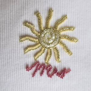 Top Corto de Algodón para Mujer, Marca Cocoa Babe, con Bordado y Diseño de Letras Personalizadas con Trabajo de Aguja, a Bajo Precio - Product Image 2