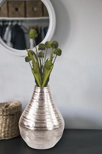แจกันโลหะทันสมัยสำหรับตกแต่งบ้าน  งานแฮนด์เมด  ผิวสัมผัสแบบมีลวดลาย - Product Image 4