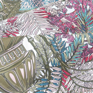 Silk Scarf Elegant Printed Pattern For Hair Neck Shoulder And Outdoor Style Silk Scarf - Product Image 3