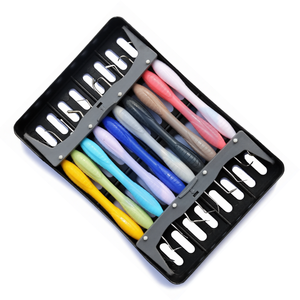 ชุดเครื่องมืออุดฟันคอมโพสิตแบบแมนนวล 10 ชิ้น ได้รับการรับรองมาตรฐาน CE ใช้ซ้ำได้ ด้ามจับซิลิโคน Ergomax ชุดอุปกรณ์บูรณะฟันแบบปลายสองด้าน - Product Image 2