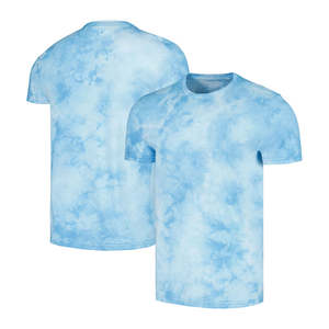 Camisetas de Moda Tie Dye Vintage con Lavado Ácido, Cuello Redondo, Estilo Hip Hop, Hechas de Algodón, Efecto Desgastado por el Sol, Ropa Urbana, Camisetas Transpirables con Lavado a la Piedra - Product Image 3