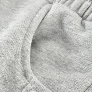 กางเกงขายาวลำลองบุขนหนานุ่มพิเศษ 400GSM สำหรับผู้ชาย ปลายขาแบบเชือกผูก ไม่มีเชือกผูกเอว ทรงหลวม แฟชั่นสำหรับกลุ่มเพื่อนร่วมงาน - Product Image 4