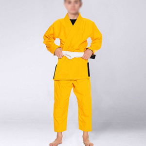 Kimono de BJJ pour enfants, uniforme léger en coton tissé perlé, combinaison d'entraînement avec coutures renforcées pour la pratique du Jiu-Jitsu brésilien - Product Image 6