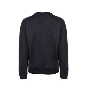 เสื้อสเวตเชิ้ตคอกลมสีดำสำหรับผู้ชาย ทรงปกติ ผ้าฝ้ายถัก 100% สวมใส่สบายๆ สำหรับฤดูใบไม้ผลิ มีซับใน เป็นมิตรกับสิ่งแวดล้อม น้ำหนัก 360 กรัม - Product Image 2