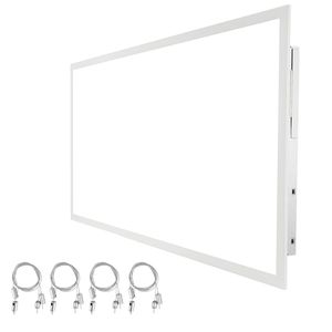 "2x4 FT <b>LED</b> Flat Panel <b>Light</b> 50W 6000LM <b>Surface</b> <b>Mount</b> Adjustable CCT 6500K PC Body 1 Pack" - Product Image 1