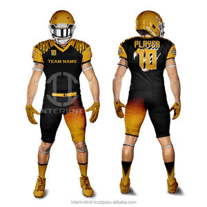 Uniformes Deportivos Personalizados al por Mayor para Adultos, Camisetas de Fútbol Americano de Manga Corta con Diseño Personalizado - Product Image 4