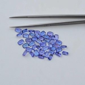 4x6mm Natural Deep Blue Tanzanite <b>Long</b> <b>Cushion</b> Shape Wholesale Gemstone High Quality Faceted Tanzanite Stone For Fashion Jewelry - Product Image 1