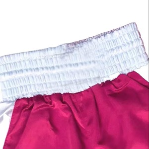 Pink High Waist Boxing Uniform Polyester Breathable Martial Arts Wear for Training and Competition Unisex - Product Image 6