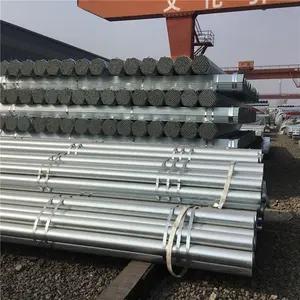 Tubo de aço galvanizado redondo para andaimes pré-galvanizados 4 na China Preço