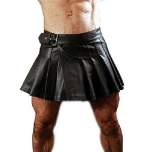 Kilts de Cuero para Hombre, Hechos a Mano, Falda Utilitaria de Cuero Genuino, Estilo Gótico, Kilt 2026 - Product Image 2
