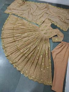 Vestido de diseñador indio paquistaní Salwar Kameez 2022 vestido de boda de Bollywood tela seda Eid colección vender vestido Ing - Product Image 4