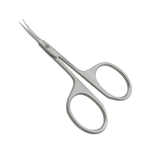 Women's 9cm Stainless Steel Cuticle Nail Scissor Curved Right-Handed Nail Art Facial Hair Removal Sharp <b>Makeup</b> Beauty Equipment - Product Image 3