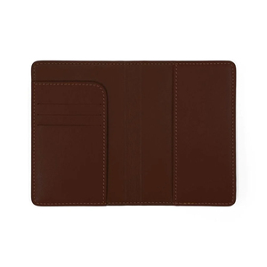 Nouveauté Portefeuille de voyage en cuir véritable écologique unisexe ouvert et portable avec logo personnalisé - Product Image 6